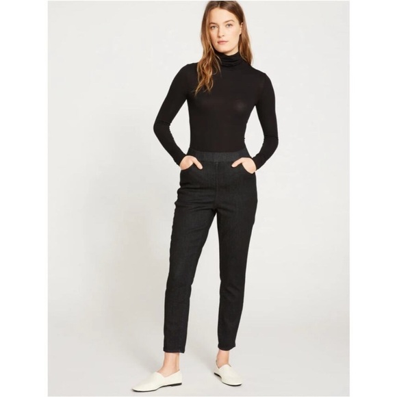 UNIVERSAL STANDARD ComfortDenim Dont Call Them Jeggings Jeans in Black Sz S - Picture 1 of 6